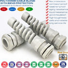 Twist-Protecting PG Plastic Cable Glands, Bend-Protecting PG7-PG21 Waterproof Nylon Cable Protectors