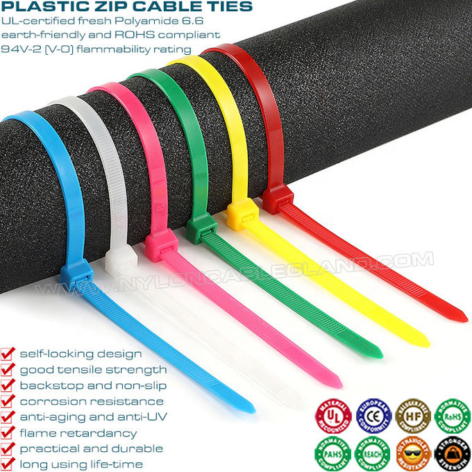 Регулируемые пластиковые кабельные стяжки хомуты длиной 80–1020 мм, универсальные нейлоновые кабельные стяжки кабелни превръзки връзки опашки кабельні стяжки (хомути) шириной 2,5–12 мм для жгутов проводов