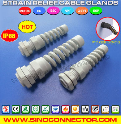 Китай Нейлоновые (полиамидные) кабельные вводы с защитой кабеля от перегибов и перекручивания поставщик