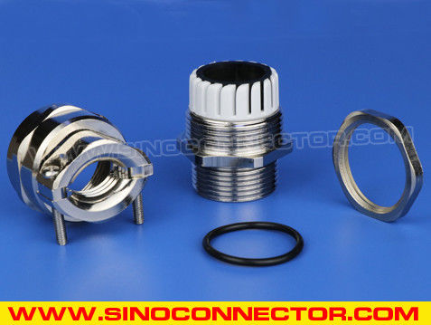 Strain Relief Metal Cable Glands IP68 / Stress Relief Metal Cable Glands IP68 / Pull Relief Metallic Cable Glands IP68