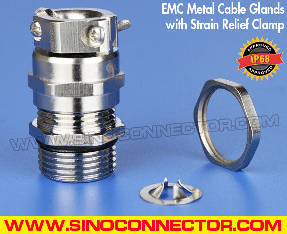 Металлические (латунные) кабельные вводы ЭМС/EMC/EMI с разгрузки от натяжения