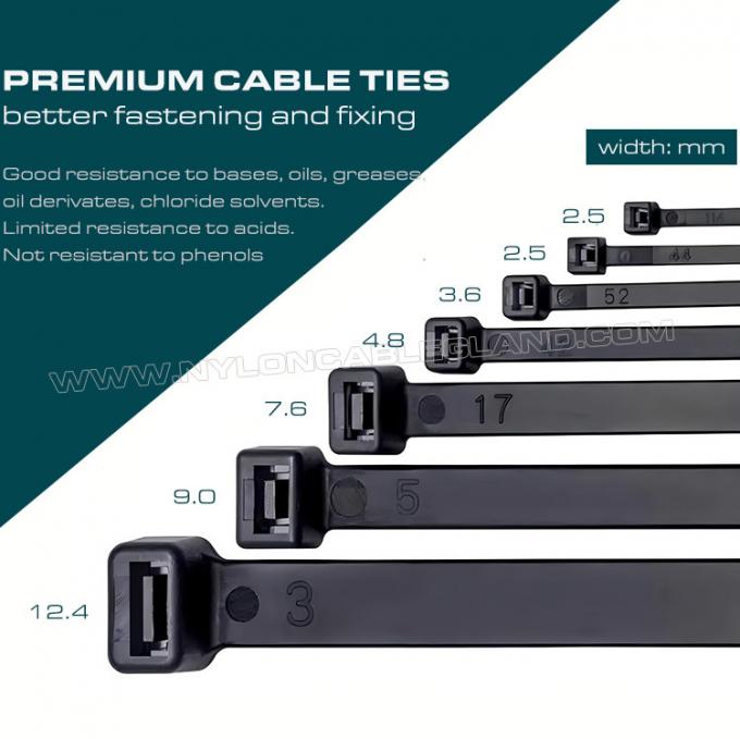 Кабельные стяжки кабельні стяжки кабелни превръзки cвинска опашка cable ties 200мм x 3,6 pемешок кабельный кабелна връзка кабелна превръзка, Ø3мм~50мм регулируемый нейлоновый PA66 cтяжка кабельная кабель байламы (40lbs/18kgs) для наружного применения